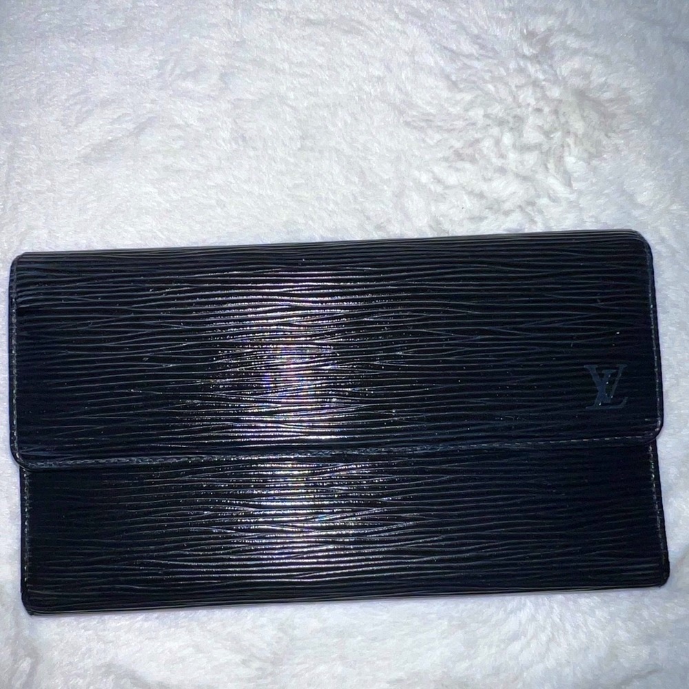 Black Louis Vuitton Epi Wallet